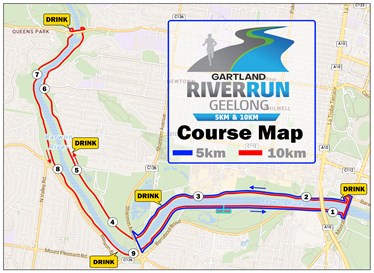 River RUn course map 2019